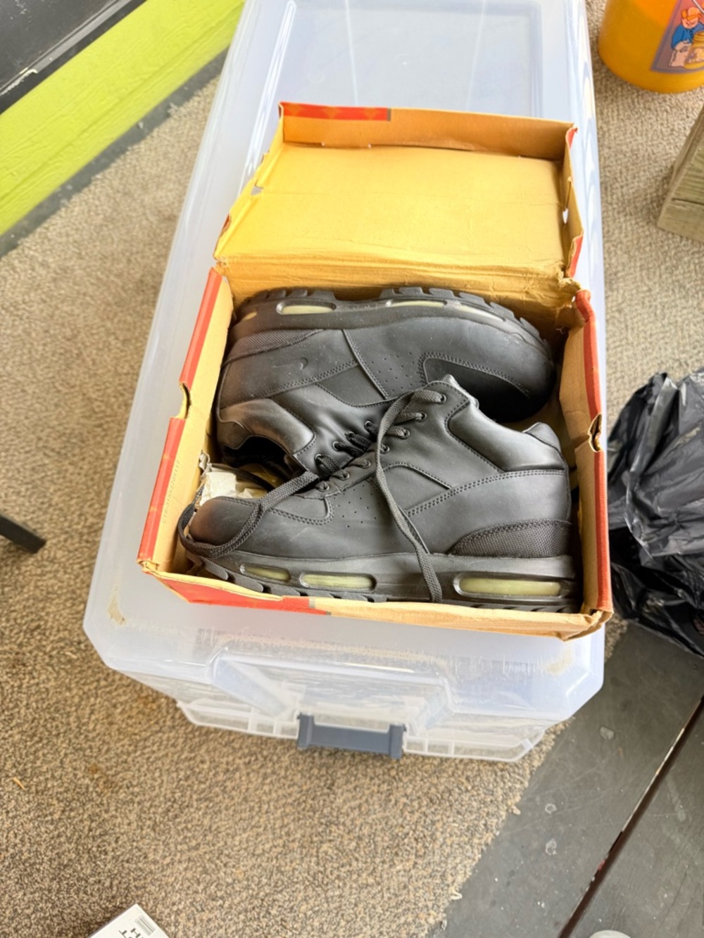 Merrell Black Athletic Shoes with Gray Accents